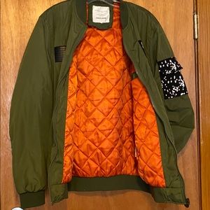 Men’s large OD/Army green bomber jacket